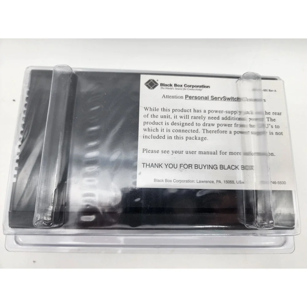 Black Box 520-168-001 ServSwitch 2-Port KVM Switch Model SW625A-R2